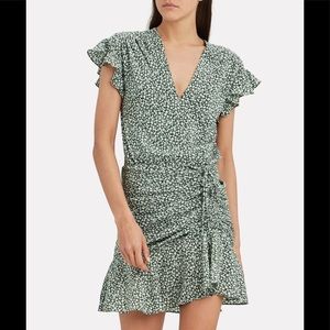 Veronica Beard Marla Dress Forest Green